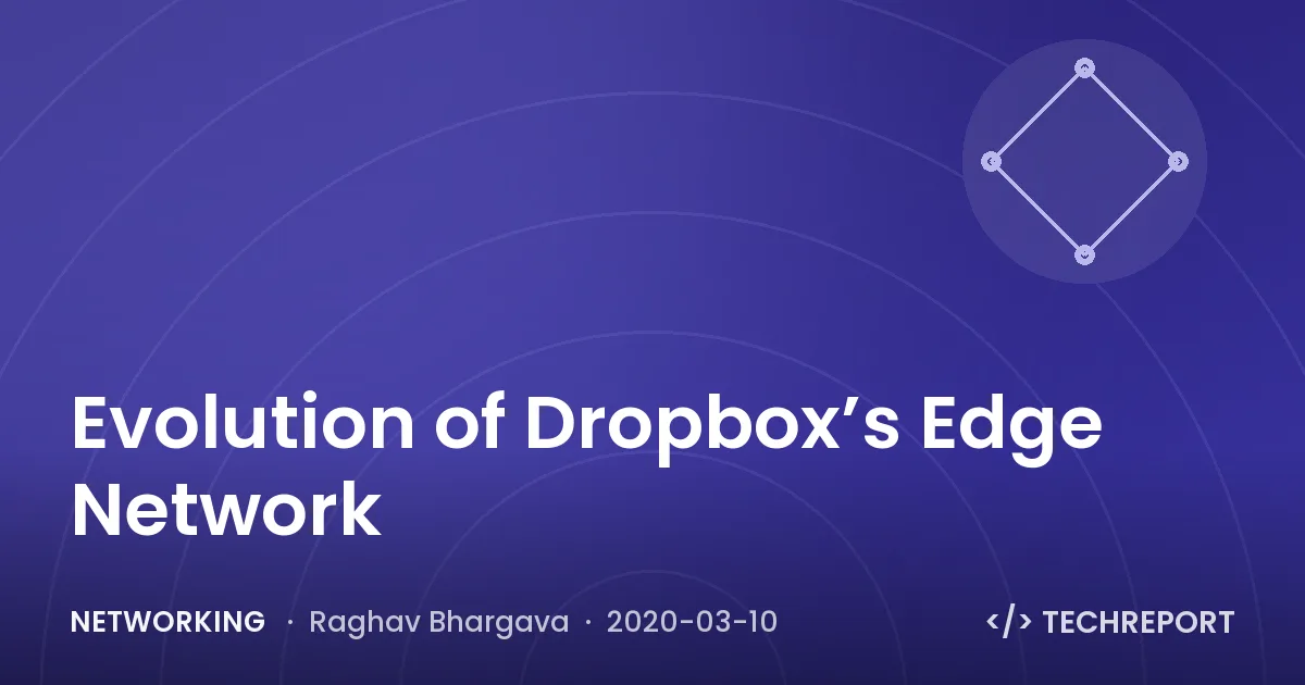 Evolution of Dropbox’s Edge Network