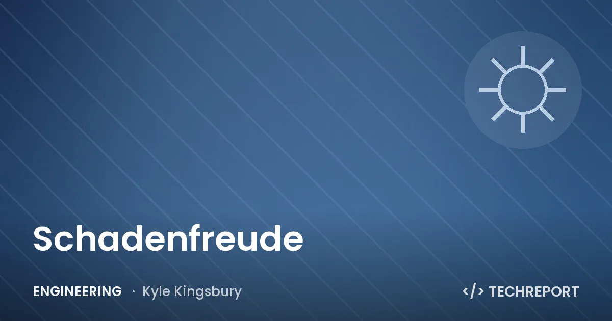 Schadenfreude