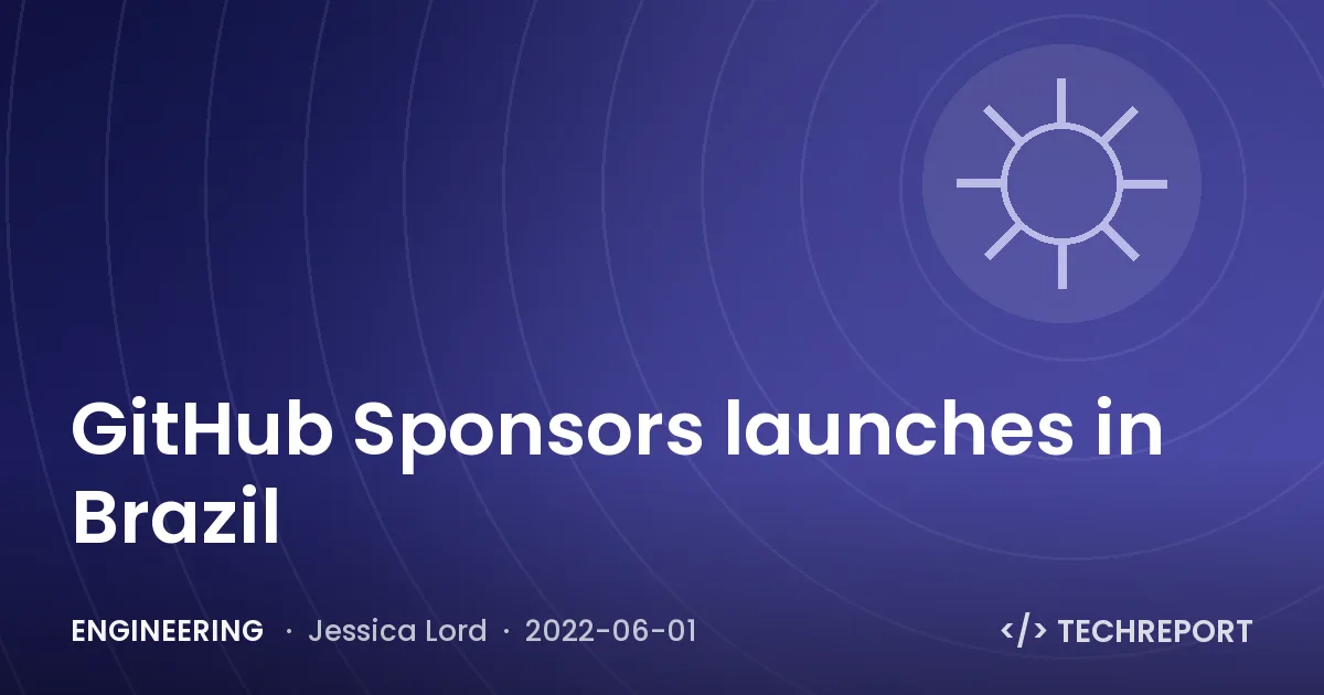GitHub Sponsors launches in Brazil
