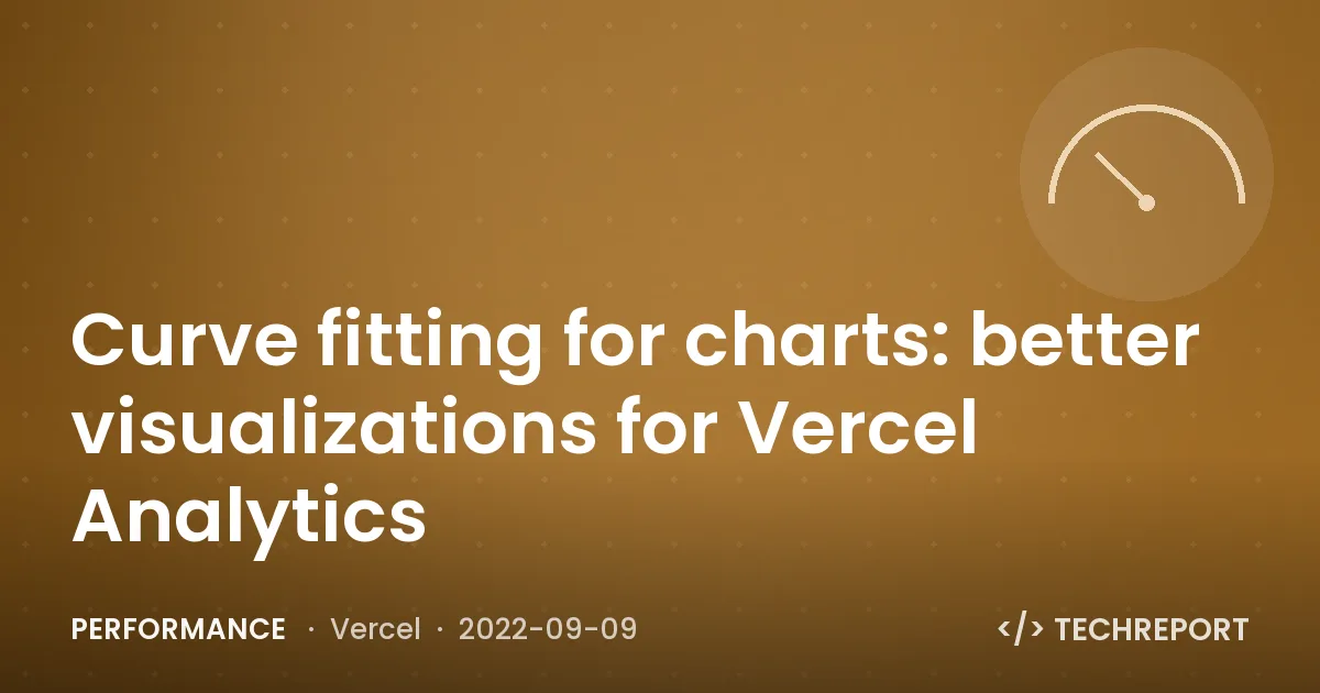 Curve fitting for charts: better visualizations for Vercel Analytics