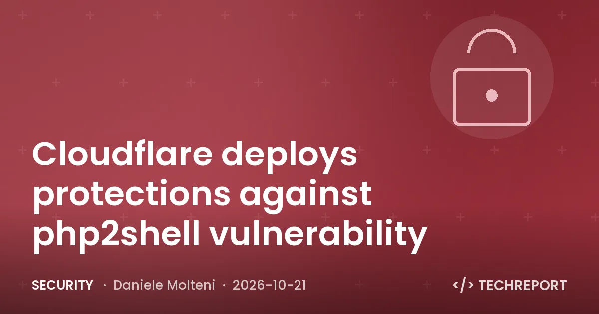 Cloudflare deploys protections against php2shell vulnerability