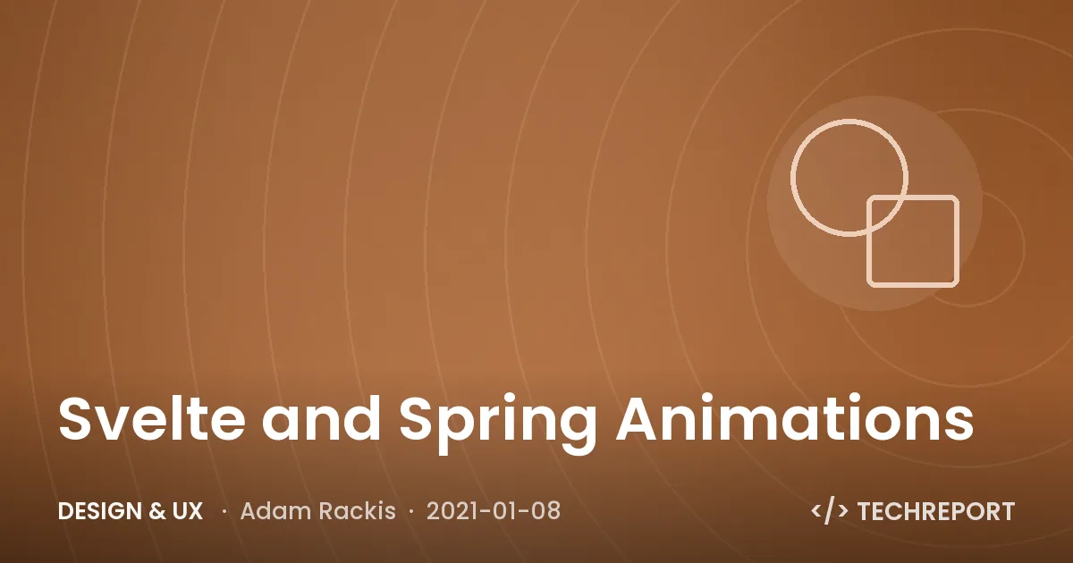 Svelte and Spring Animations
