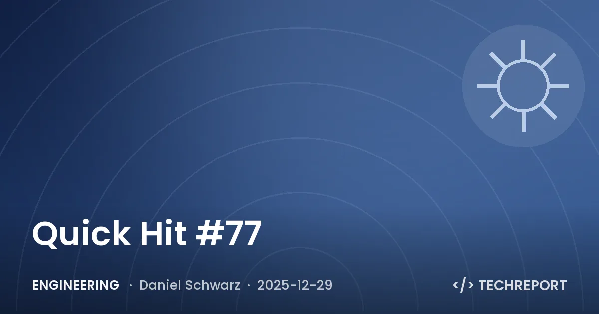 Quick Hit #77