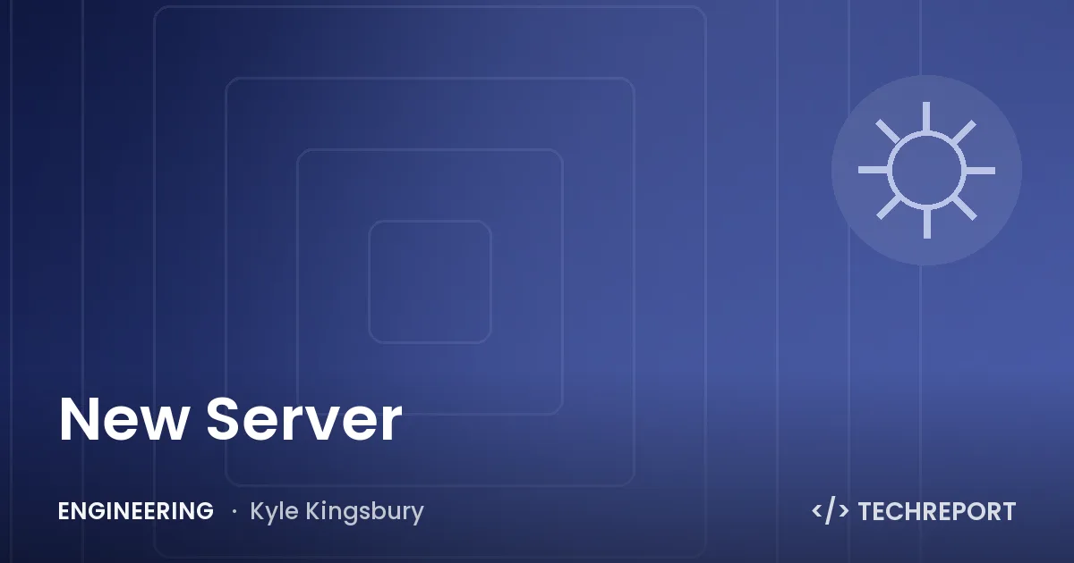 New Server
