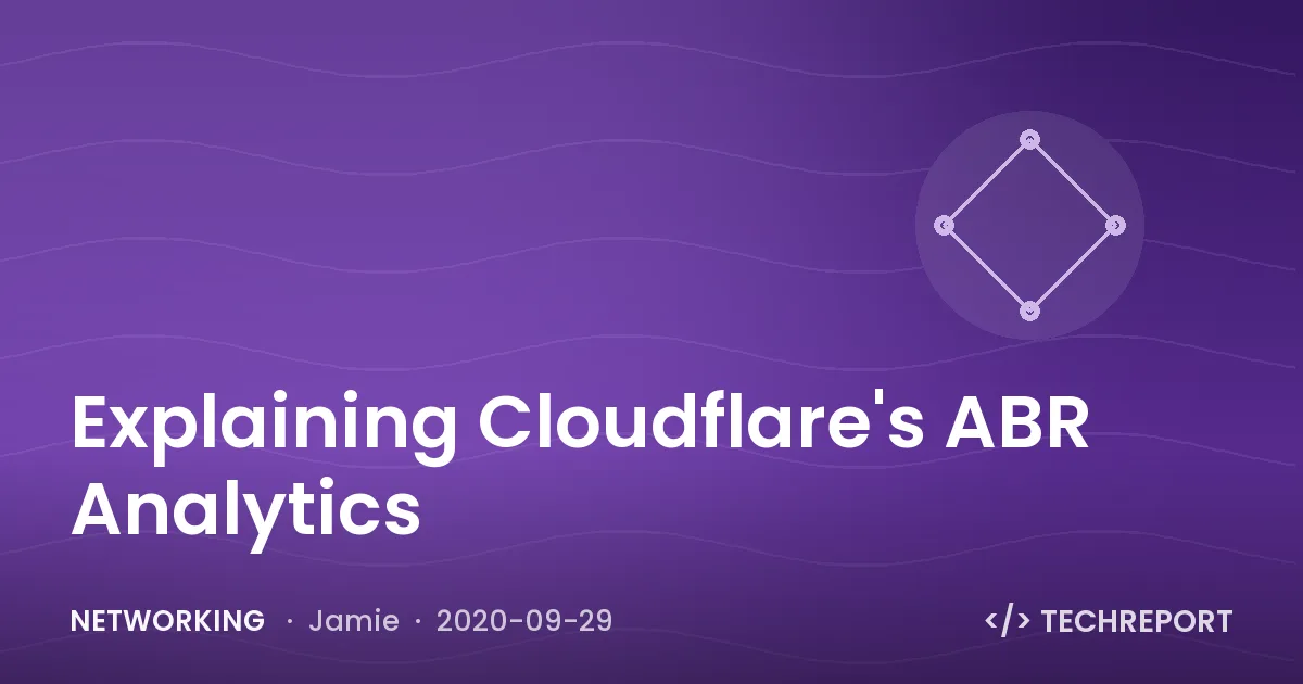 Explaining Cloudflare's ABR Analytics