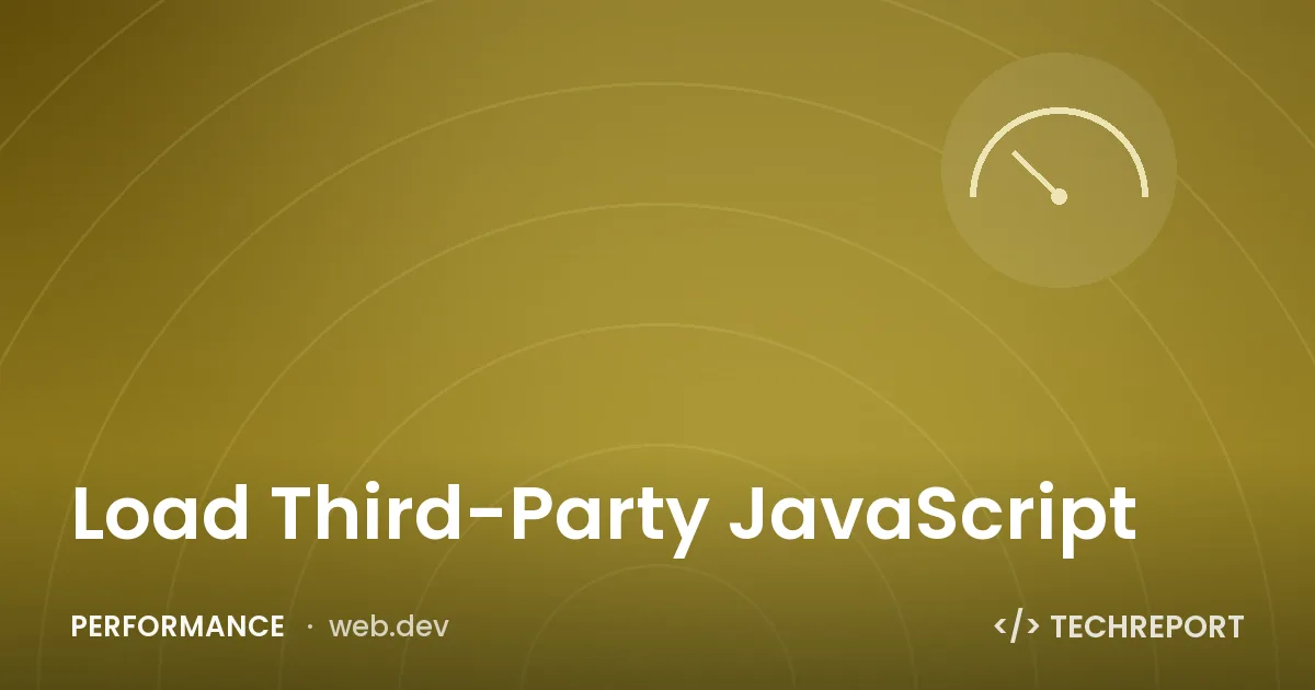 Load Third-Party JavaScript