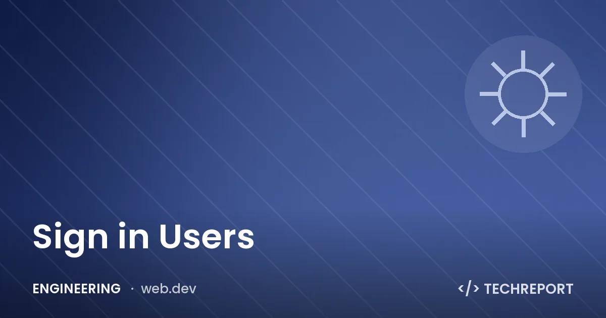 Sign in Users
