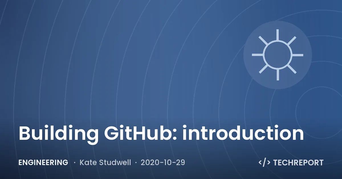 Building GitHub: introduction