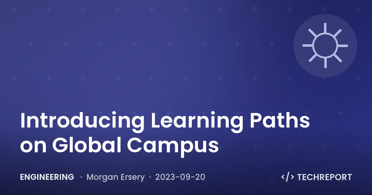 Introducing Learning Paths on Global Campus