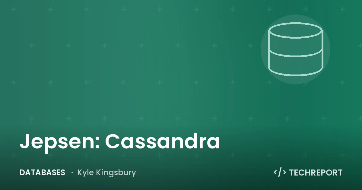 Jepsen: Cassandra