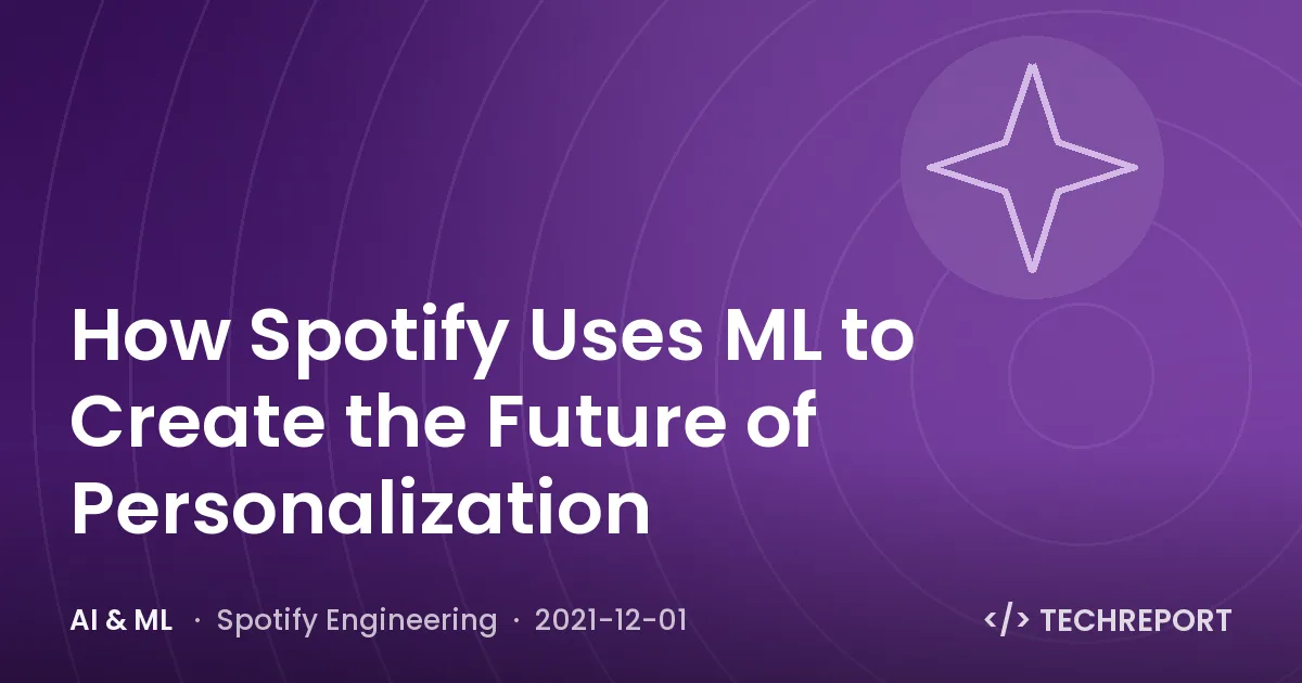 How Spotify Uses ML to Create the Future of Personalization