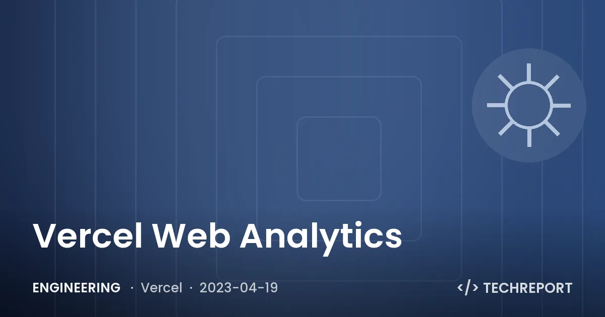 Vercel Web Analytics