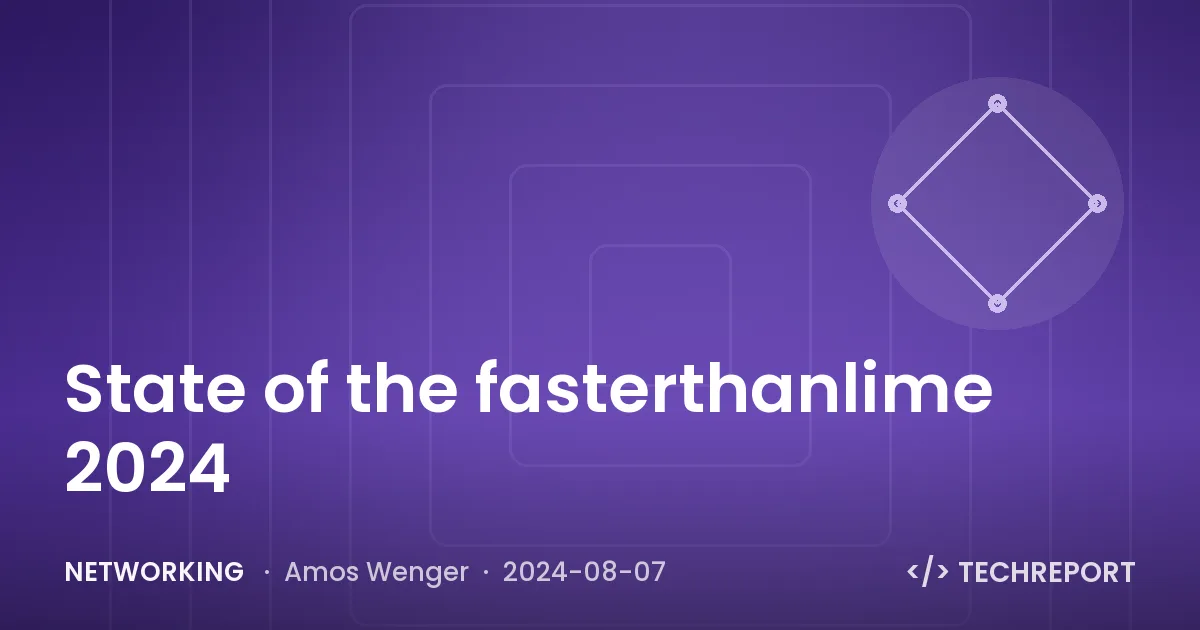 Networking — State of the fasterthanlime 2024