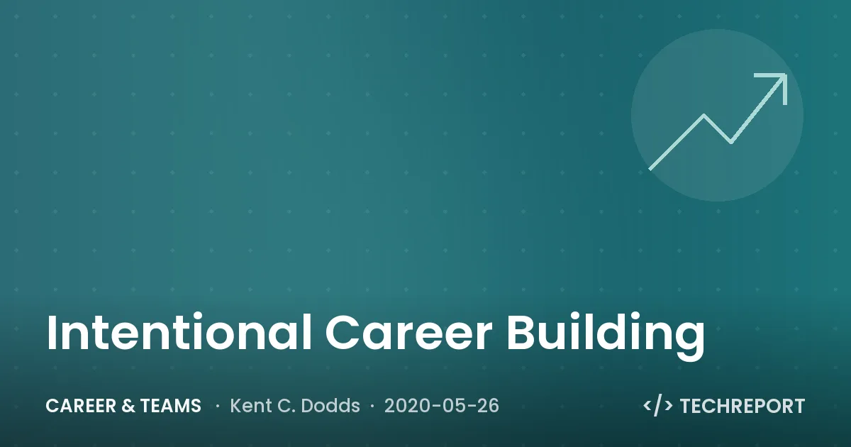 Intentional Career Building