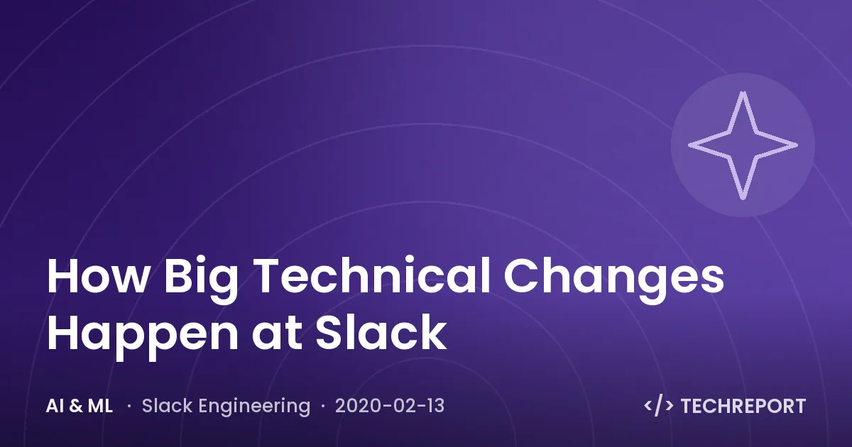 AI & ML — How Big Technical Changes Happen at Slack