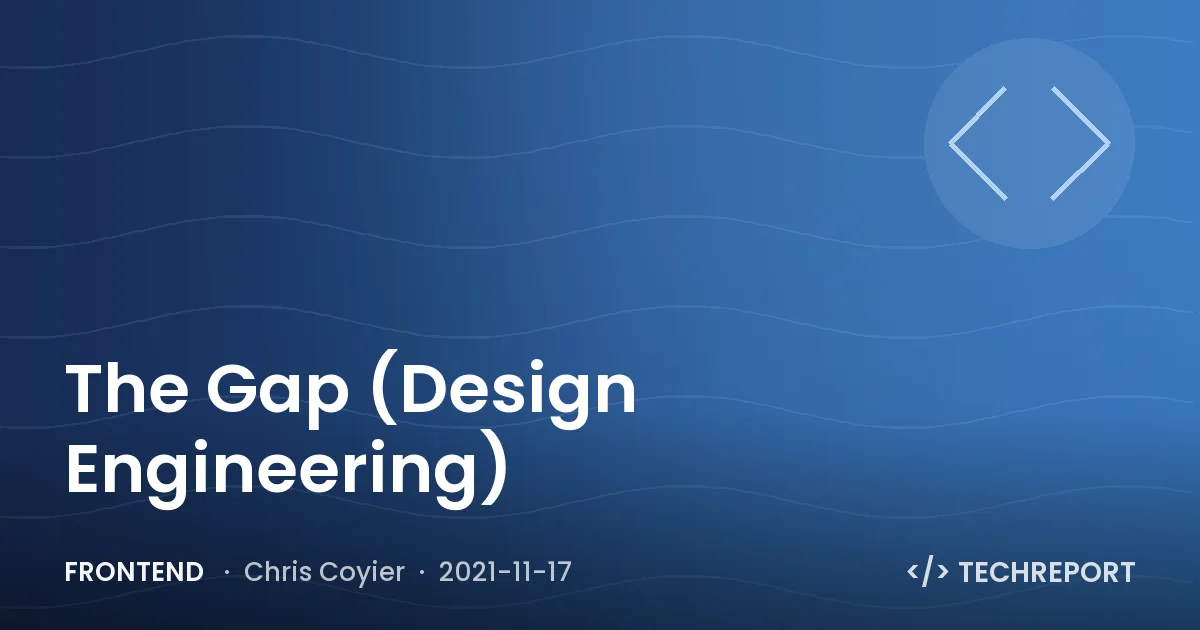 The Gap (Design Engineering)