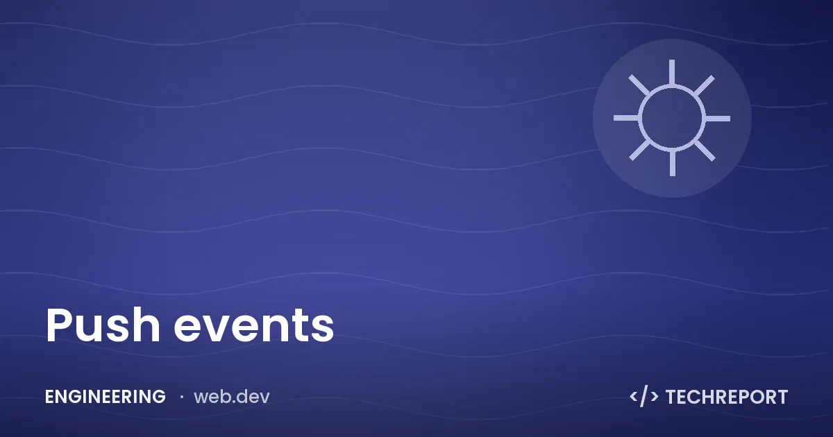 Push events