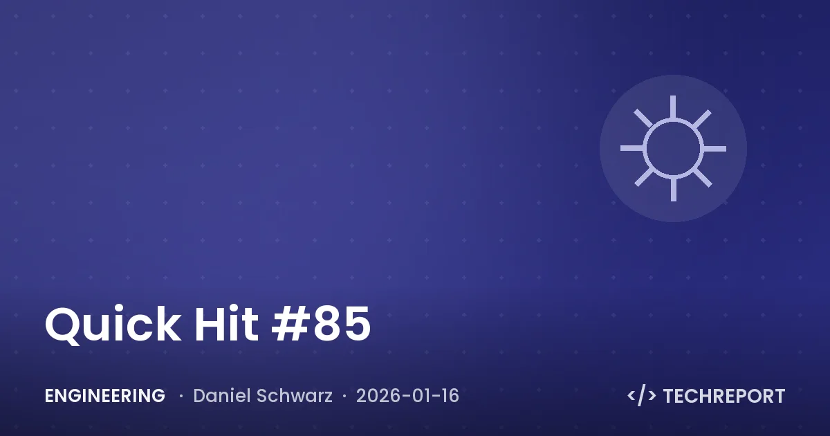Quick Hit #85