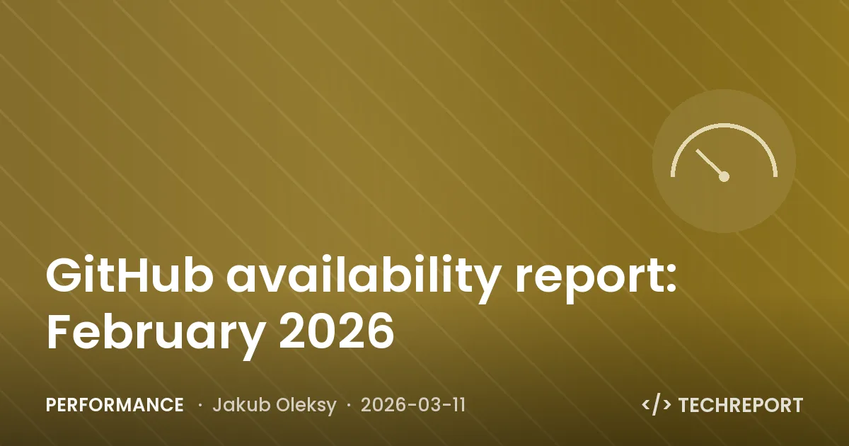 GitHub availability report: February 2026