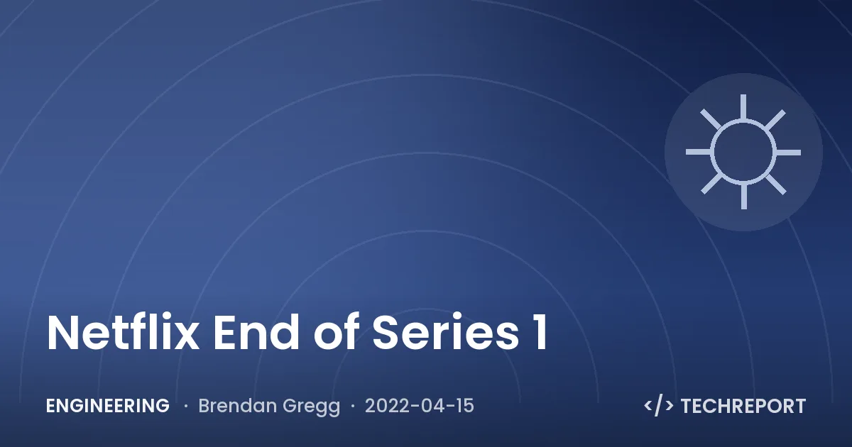 Netflix End of Series 1