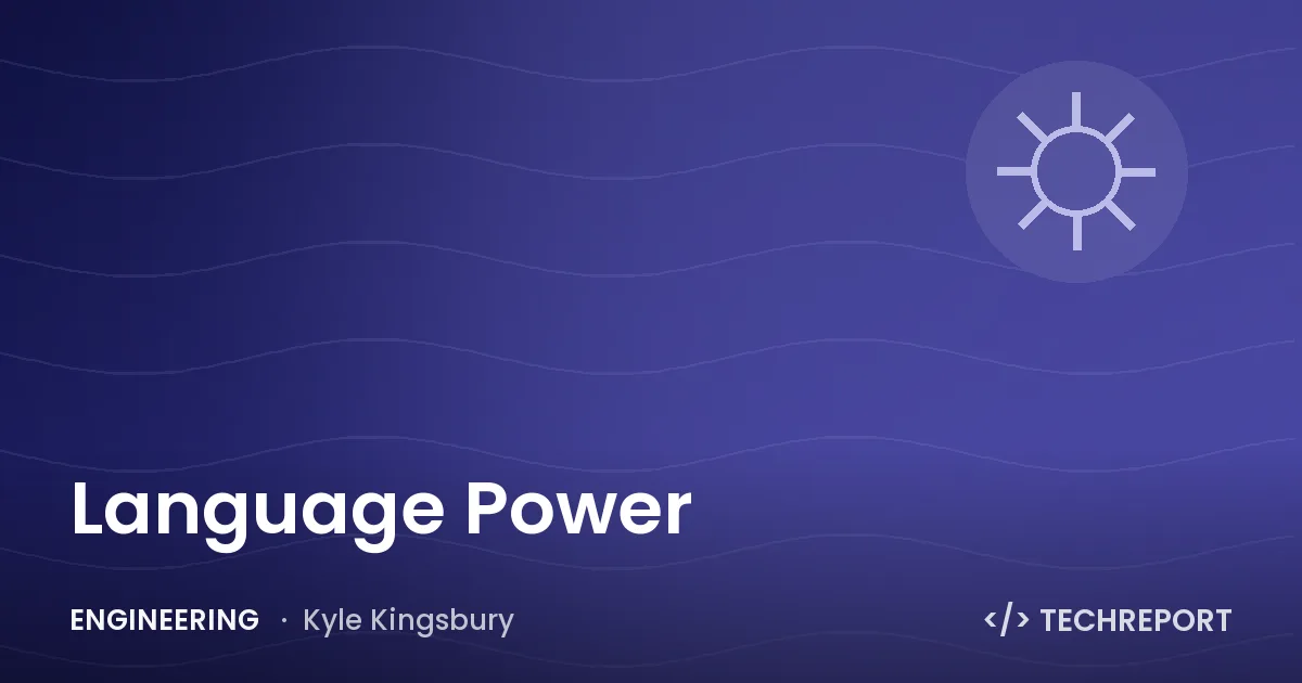 Language Power