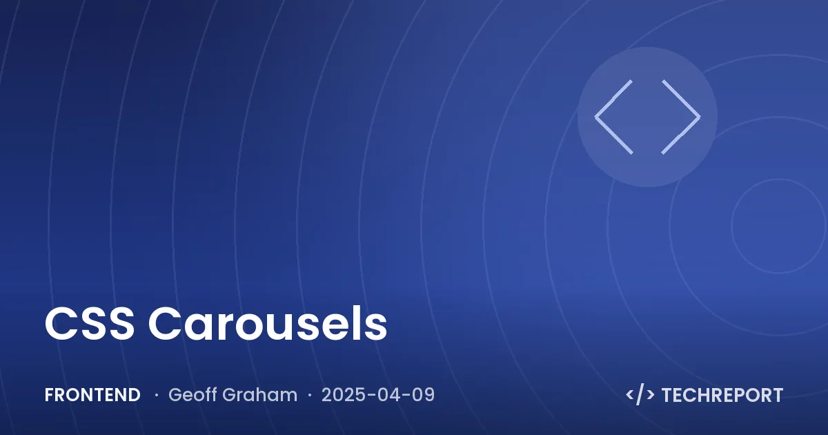 CSS Carousels