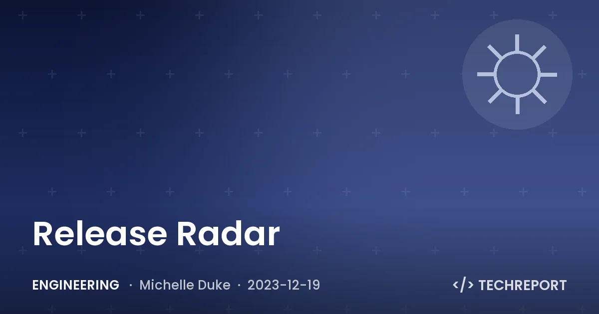 Release Radar
