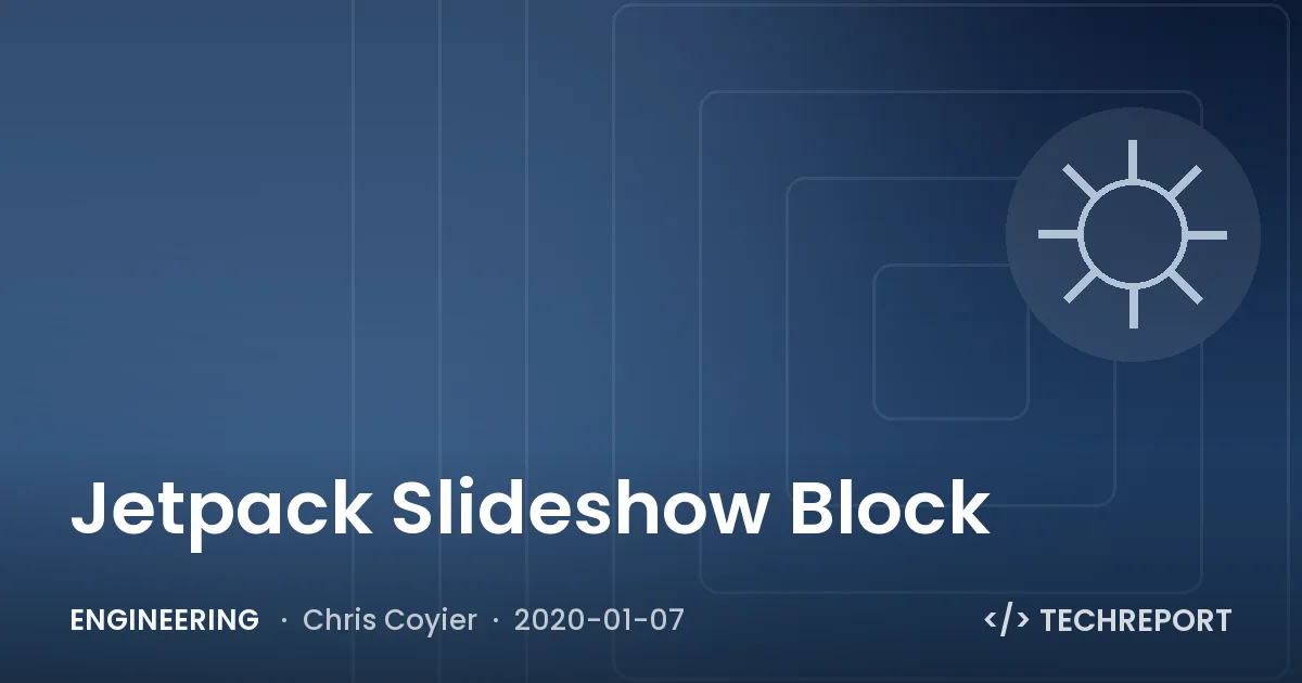 Jetpack Slideshow Block