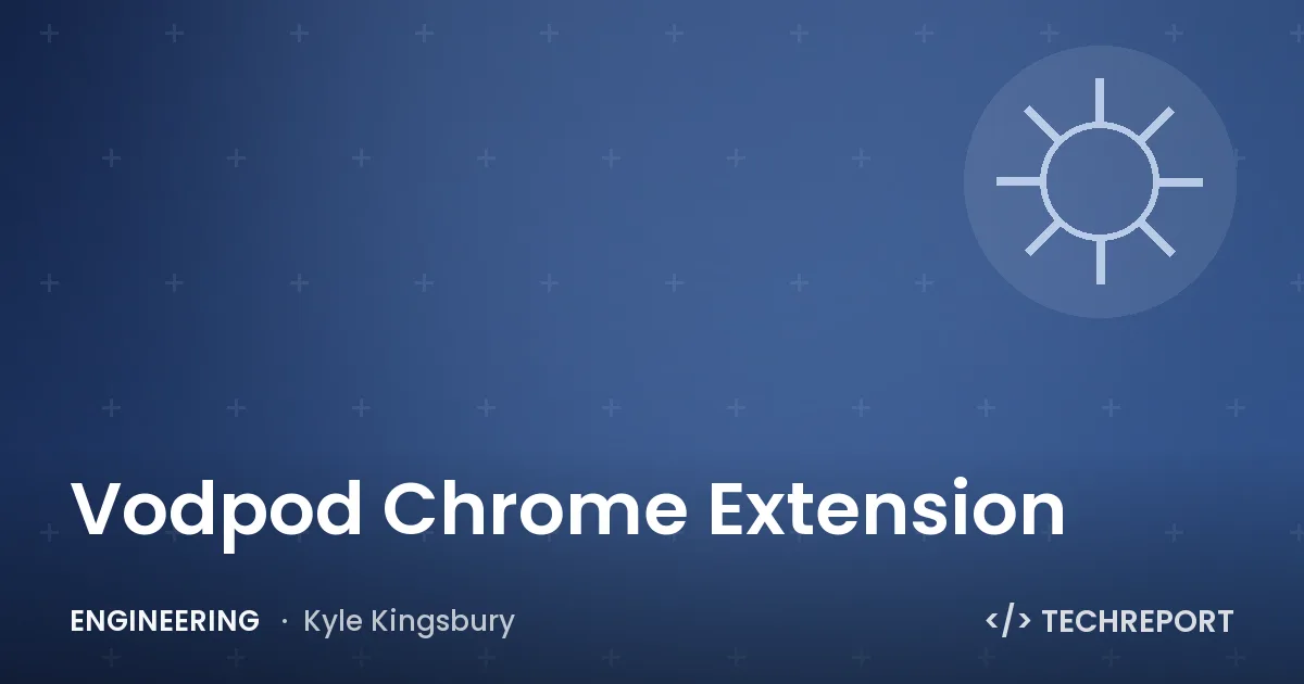 Vodpod Chrome Extension