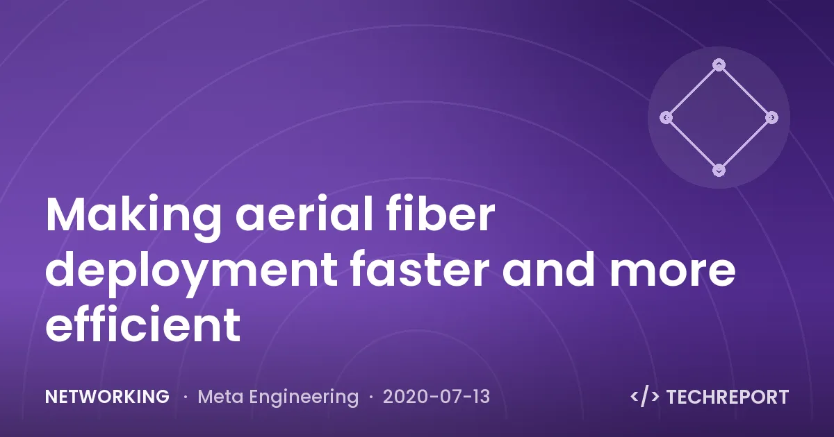 Making aerial fiber deployment faster and more efficient