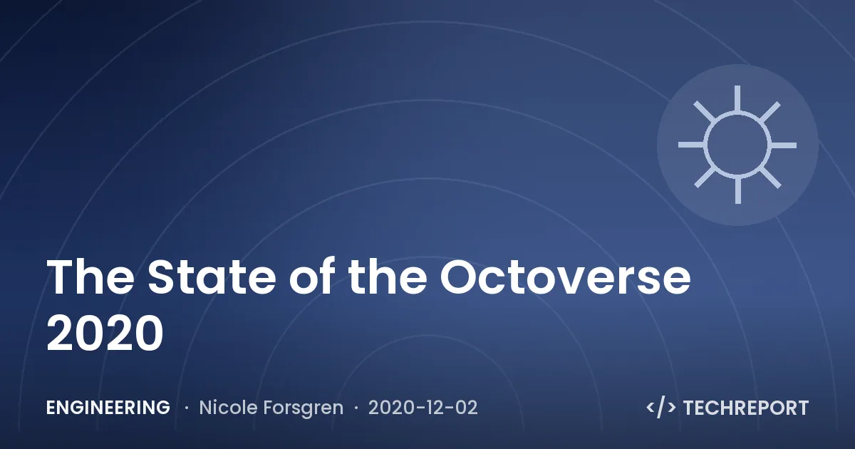 Engineering — The State of the Octoverse 2020