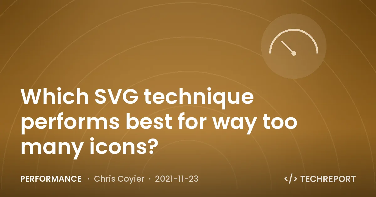 Which SVG technique performs best for way too many icons?