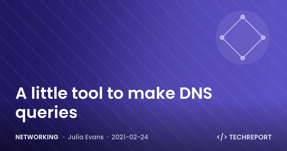 Networking — A little tool to make DNS queries