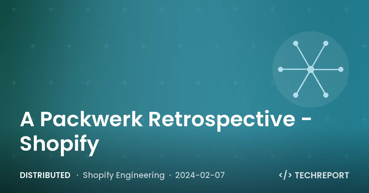 Distributed — A Packwerk Retrospective - Shopify