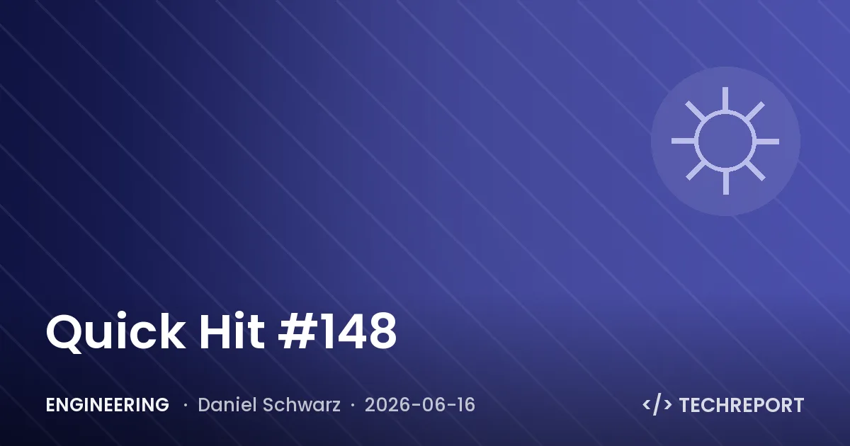 Engineering — Quick Hit #148