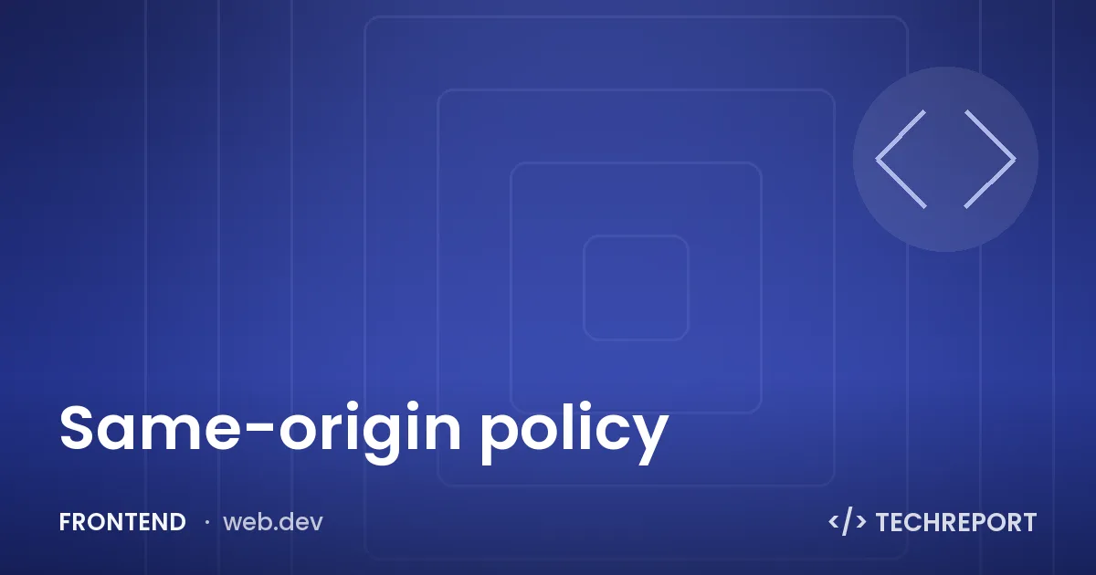 Same-origin policy