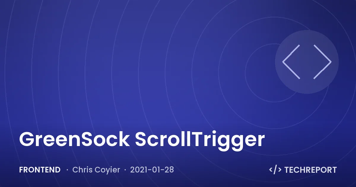 GreenSock ScrollTrigger