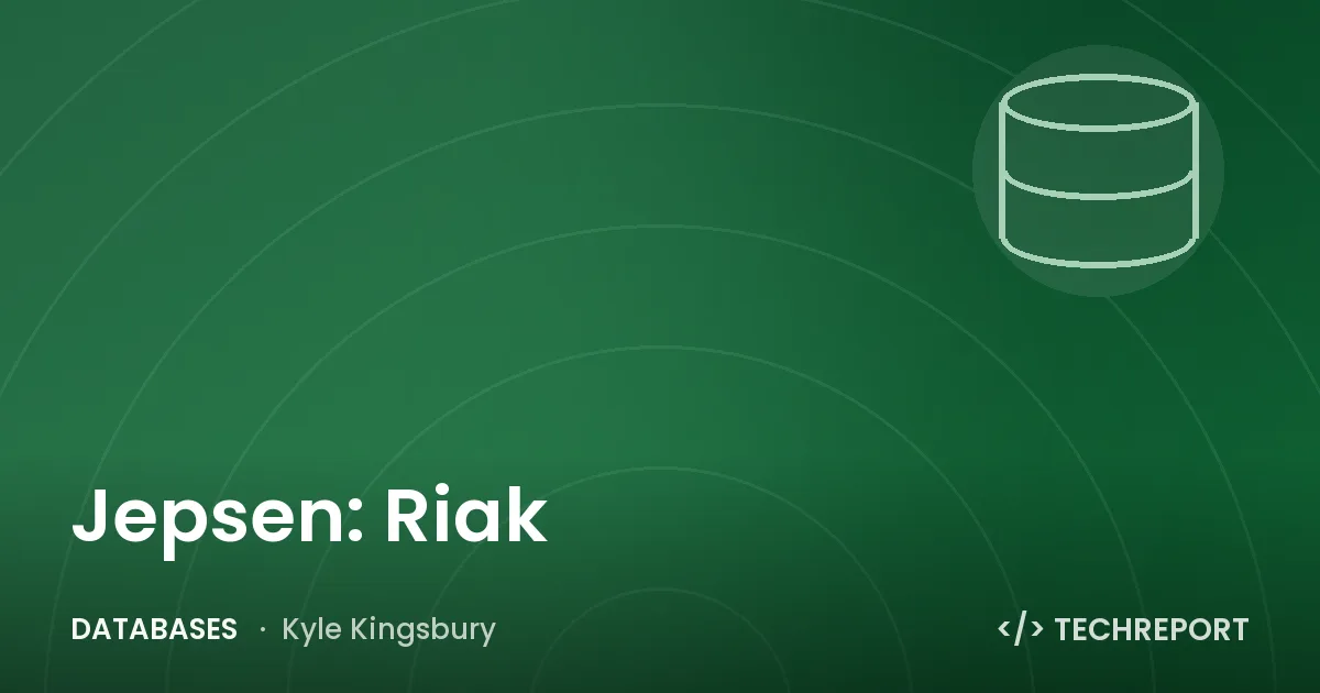 Jepsen: Riak