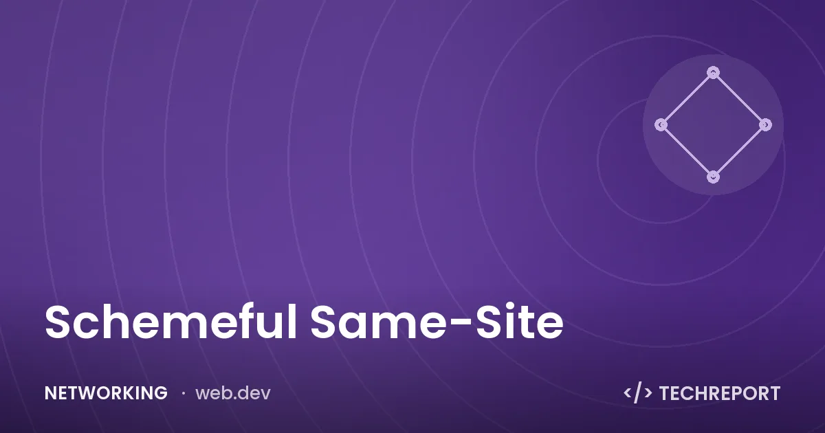 Networking — Schemeful Same-Site