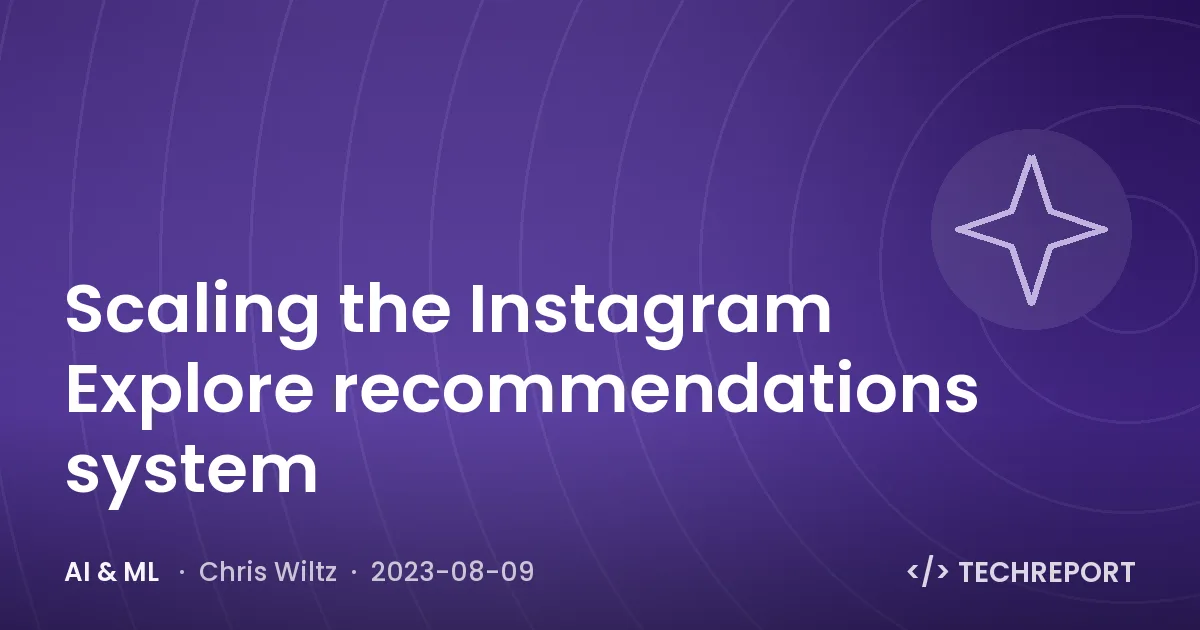 Scaling the Instagram Explore recommendations system
