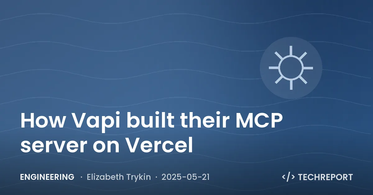 How Vapi built their MCP server on Vercel