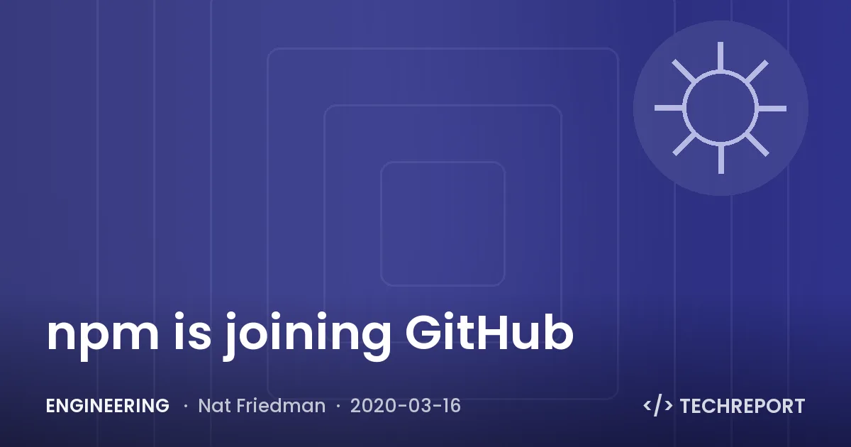 npm is joining GitHub