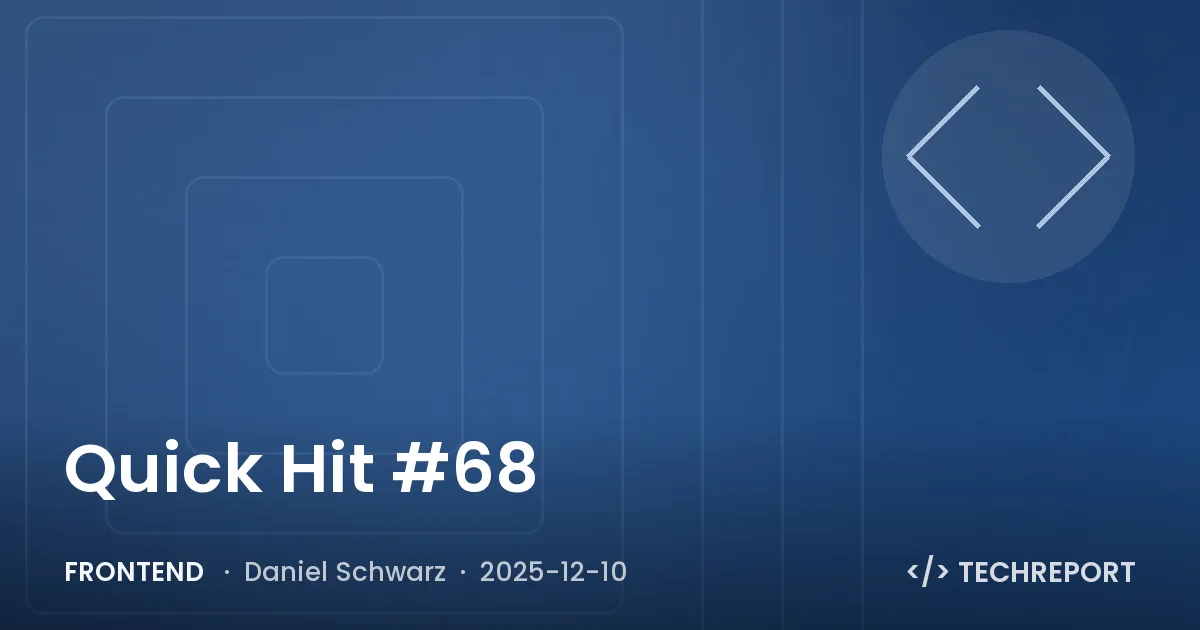 Quick Hit #68