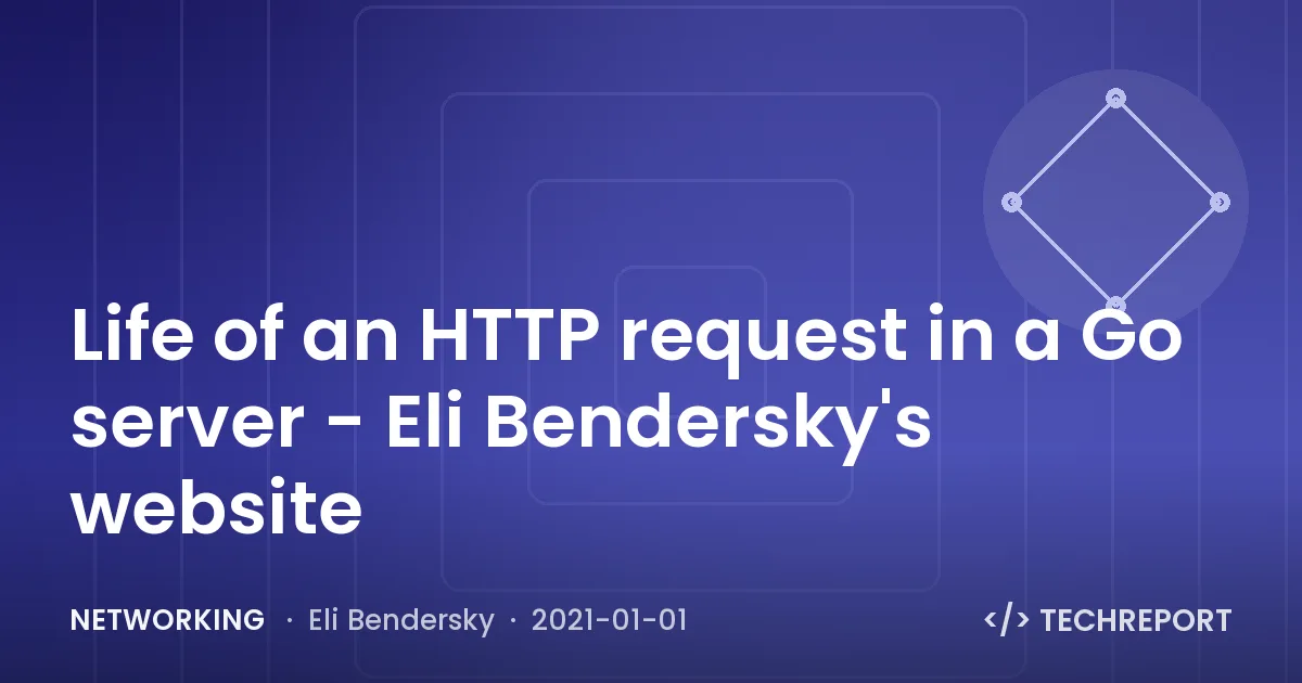 Networking — Life of an HTTP request in a Go server - Eli Bendersky's website