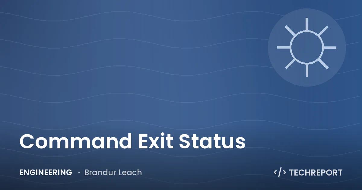 Command Exit Status