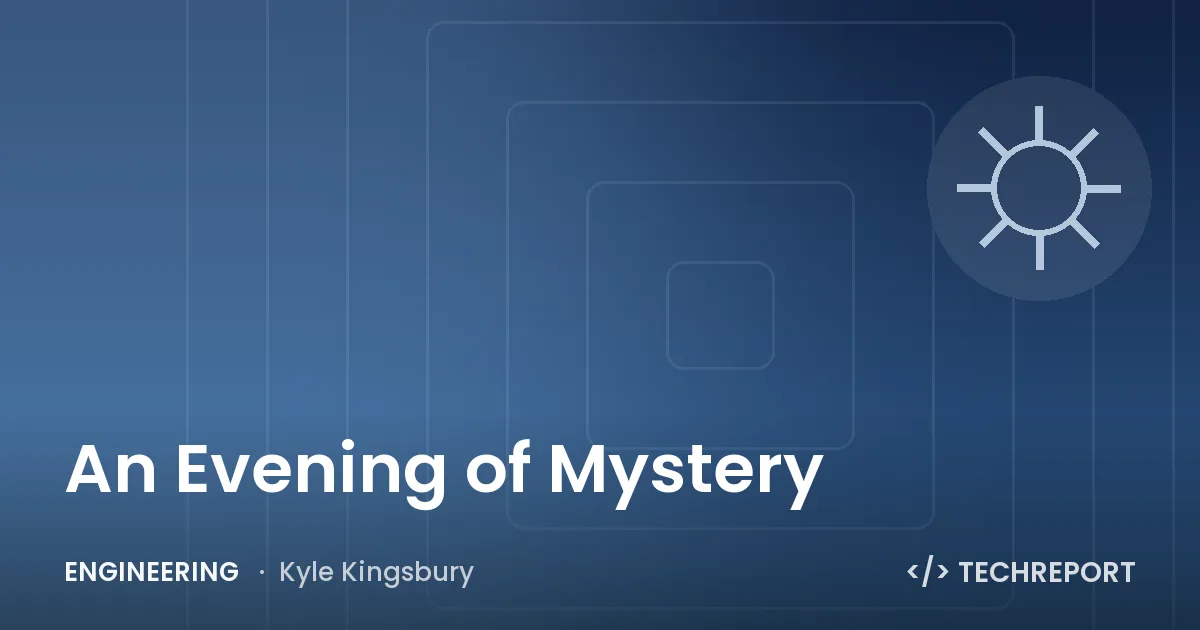 An Evening of Mystery