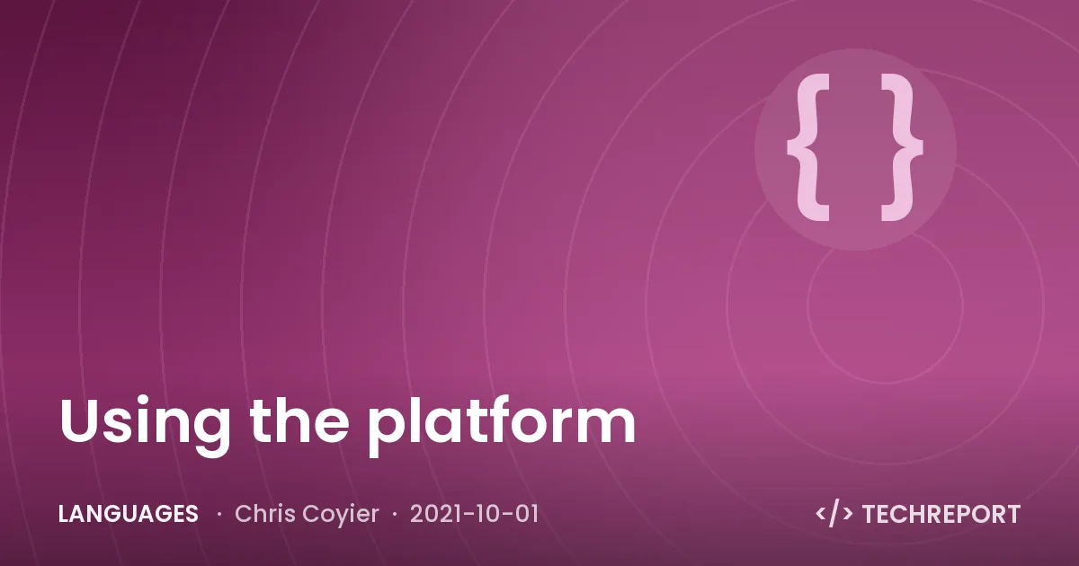 Using the platform