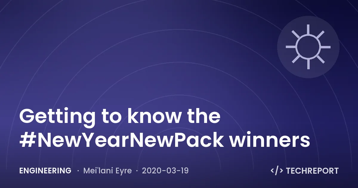 Getting to know the #NewYearNewPack winners