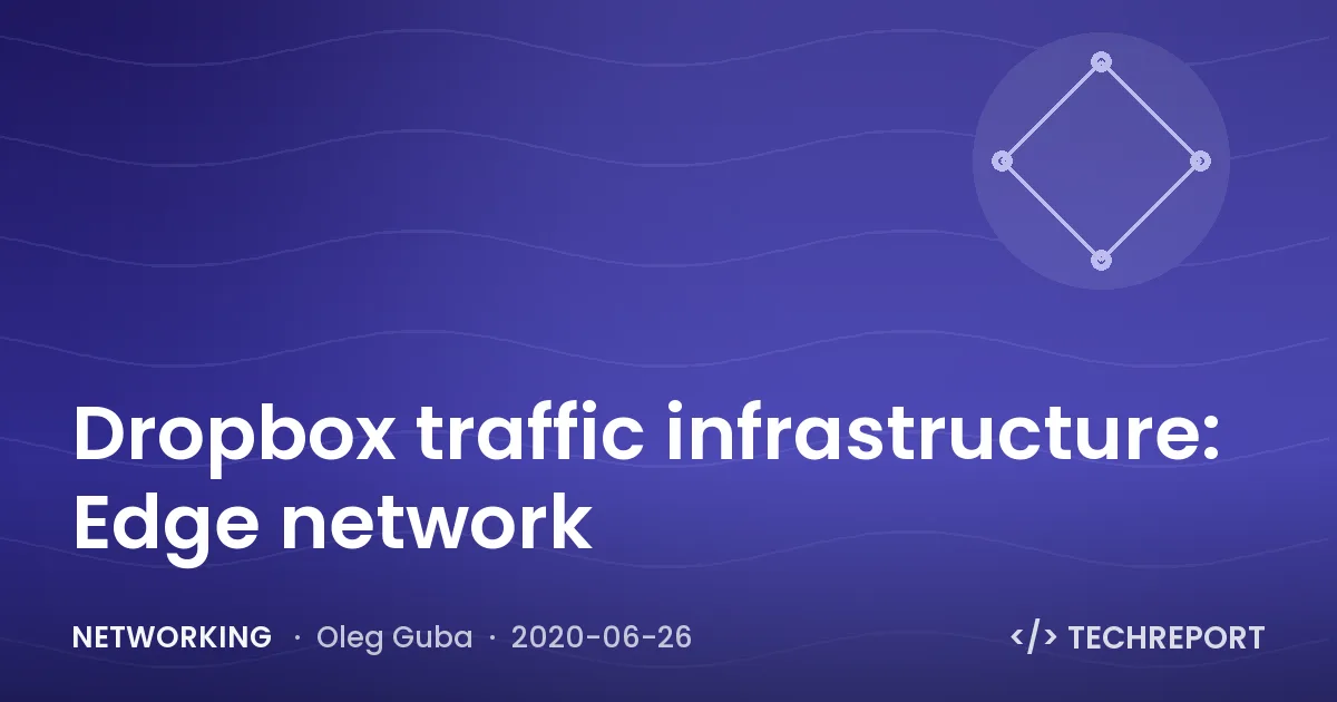 Networking — Dropbox traffic infrastructure: Edge network