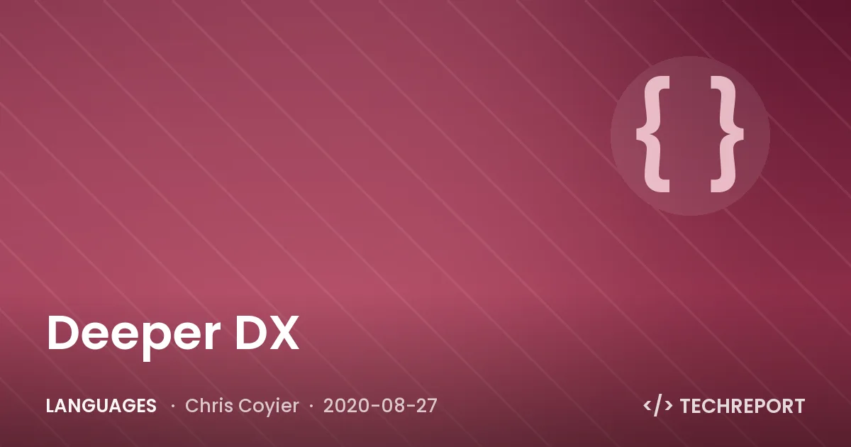 Deeper DX
